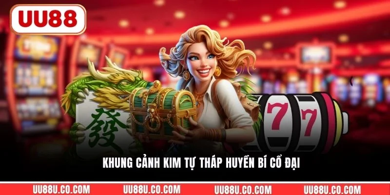 Khung cảnh kim tự tháp huyền bí cổ đại