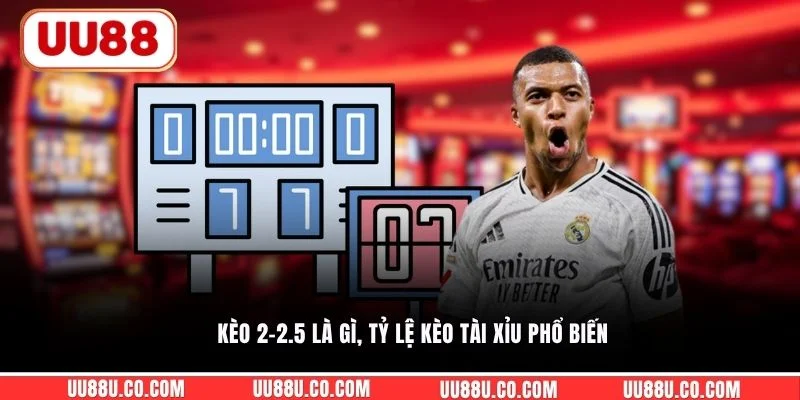 Kèo 2-2.5 là gì, tỷ lệ kèo tài xỉu phổ biến