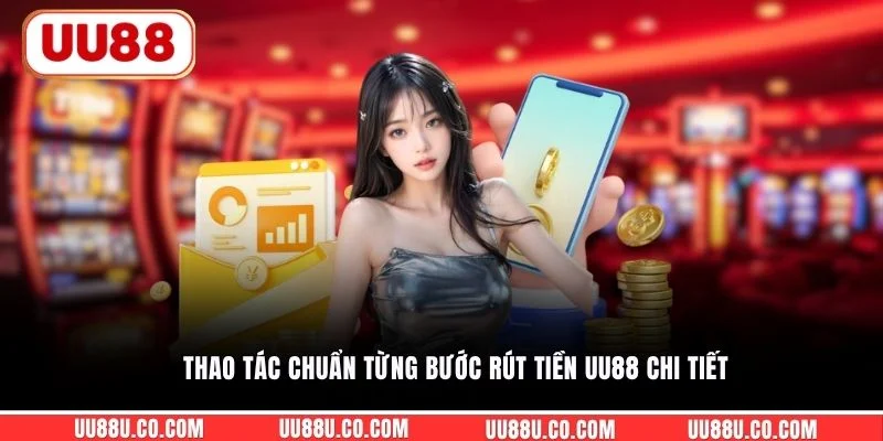 Thao tác chuẩn từng bước rút tiền UU88 chi tiết